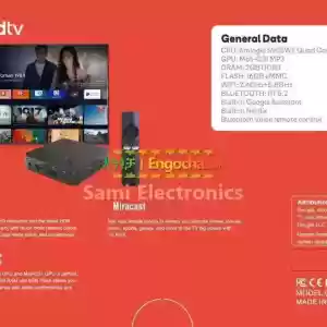 Q5 PLUS SMART ANDROID BOXየትኛውንም ቲቪ ስማርት ማረጊያ Android Tv Box in Ethiopia