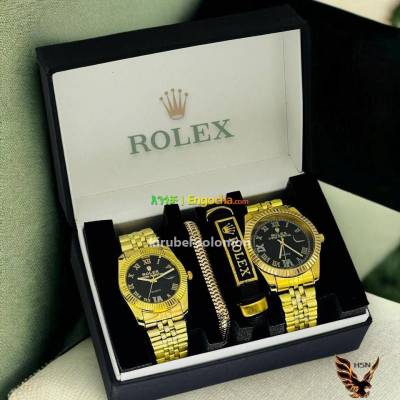 ROLEX watch with braclet ‍️‍Couple watch