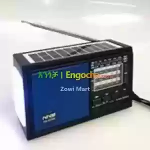 Radio Rechargeable Radio With USB SD TF Mp3 With Solar Price in Ethiopia