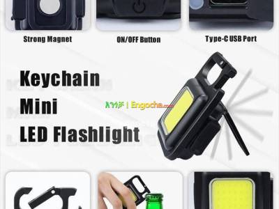 Rechargeable Mini LED Keychain Light