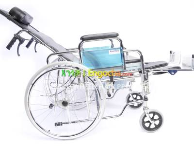 Reclining Commode Almunium Wheelchair
