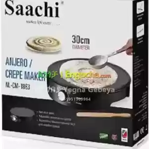 Saachi 30cm Crepe/Rigag/Anjero/Dosa Maker NL-CM-1863-BK in Ethiopia