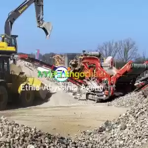 Semi-Mobile Crusher For Sale at Kality Price in Ethiopia