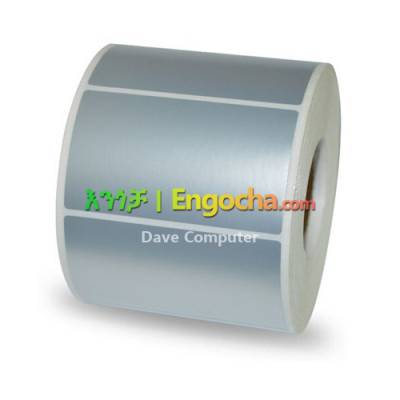Silver Thermal Label Sticker 100*50mm