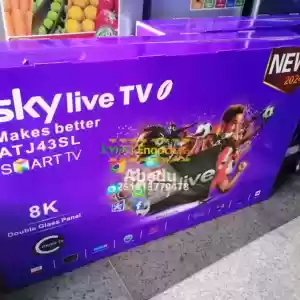 Sky live 43 inchi double glass smart 8k 2024 tv Price in Ethiopia
