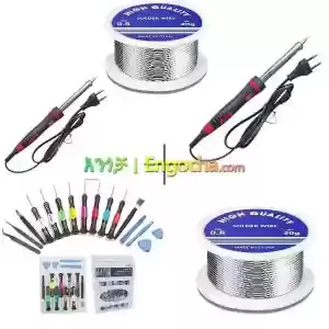 Soldering Wire + Soldering iron 40w + Screwdrivers Set 2811 Price in Ethiopia