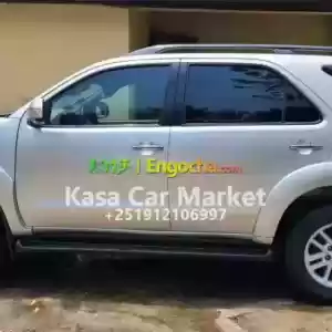Super Exellent Fortuner Make:ToyotaModel:FortunerYear:2012Fuel:Diesel Transmission:Automa Price in Ethiopia