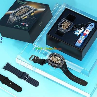 Telzeal Germany TC6 Richard Camouflage Watch With 3 Pair Straps With In Built Protection