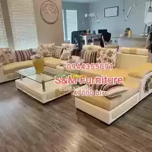 U Shaped sofa with table Price in Ethiopia