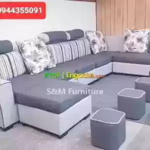 U shaped sofa  Price in Ethiopia