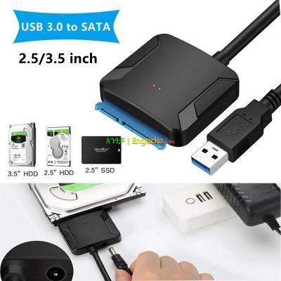 USB 3.0 To SATA III Cable Adapter For Desktop And Laptop H.D