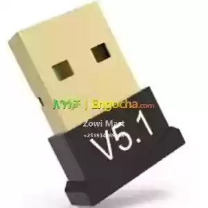 USB BT Adapter, V5.1 BT Adapter Portable BT 5.1 Adapter Price in Ethiopia