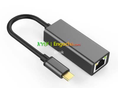 USB Type C To RJ45 Ethernet Adapter