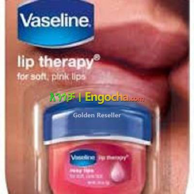 VASELINE LIP THERAPY, COCOA BUTTER & ROSY LIPS (ብዛት ዋጋ ከ6 በላይ)