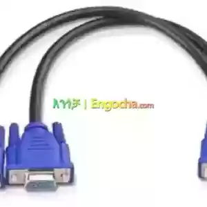 Vga Splitter Cable Dual Vga Monitor Y Cable 1 Male to 2 Female in Ethiopia