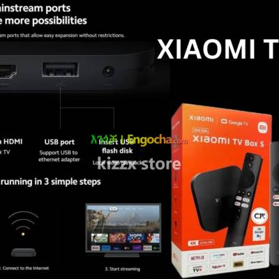 Xiaomi Mi Box S 2nd Gen - 4K Ultra HD android TV Streaming Media Player