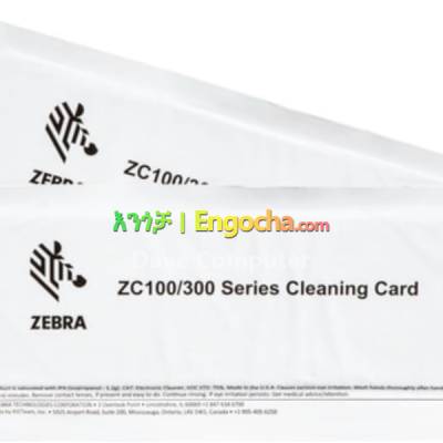 Zebra Cleaning Card Kit ZC100/300,5000 Printed Cards,