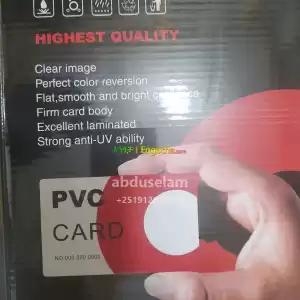 pvc card jojo in Ethiopia