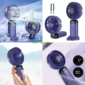 Mini Handheld Fan With Digital Display in Ethiopia