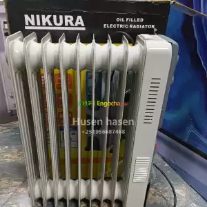 Nikura oil heater 9 Fin in Ethiopia