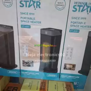 room heaters winning star Fan heaters remote control free deliver in Ethiopia