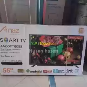 amaz tv 55 inch smart android tv new arrival 2024 in Ethiopia