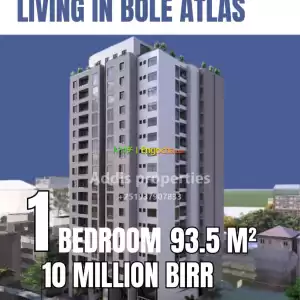 1 bedroom apartment bole atlas in Ethiopia