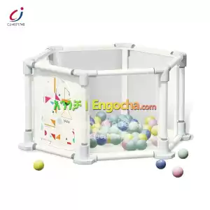 Kids Hexagon Play Fence with 40 Ocean Balls – Safe Baby Playpen Price in Ethiopia