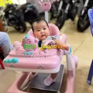 Pink Multifunctional Baby Walker in Ethiopia