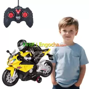 RC Moto Racing Bike Toy – 1:20 Scale Superbike Model (Rechargeable) – Kids, Multicolor Price in Ethiopia