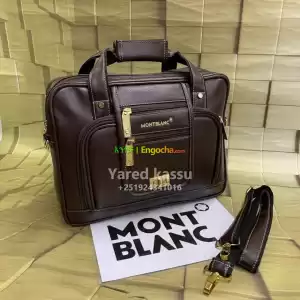 Mont Blanc Laptop Bag With Long adjustable belt Easy to use and Carry Quality certified in Ethiopia