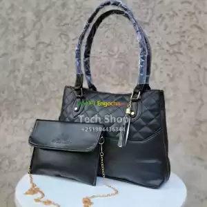 Ladies Black Combo Set Handbag Price in Ethiopia