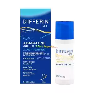 Differin Gel Acne Treatment Containing 0.1% adapalene Price in Ethiopia