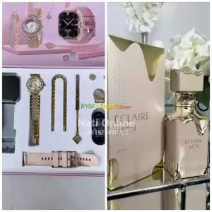 Gift Package New year Lattafa ECLAIRE & A58PLUS SMART WATCH Price in Ethiopia