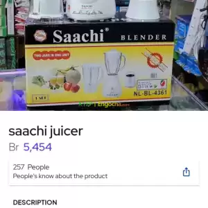 saachi blender Price in Ethiopia
