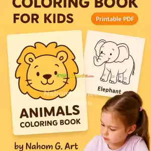 Animals Coloring Book for Kids (Printable PDF) in Ethiopia