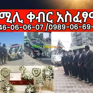የቀብር አሰፈጻሚ አዲስአበባ ና ደብረዘይት Price in Ethiopia