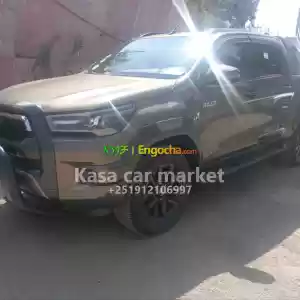 Hilux Invincible Double Year :- 2021Leather seat Fuel :- DieselTransmission :- 6-Speed Au Price in Ethiopia
