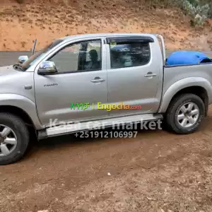 Make : Toyota D4d Double Cap Hilux Model :2008Engine : 5L Transmission: Manual Original   Price in Ethiopia