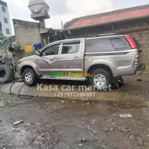 Make:ToyotaModel:Hilux Double Cab Engine:D-4DFuel:DieselPlate :2 -**Transmission: Manual in Ethiopia