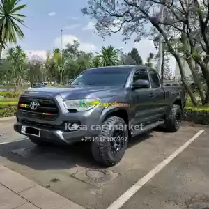 Make:ToyotaModel:TacomaYear: 2017 Engine: 2.7L mileage 80,000 only Fuel:BenzineStandard:A Price in Ethiopia