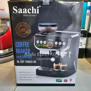 Saachi 19-Bar Coffee Maker with Built-in Grinder in Ethiopia