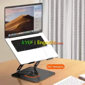 360° Swivel Folding Stand for Tablet & Phone Adjustable & Portable ( Silver) Price in Ethiopia