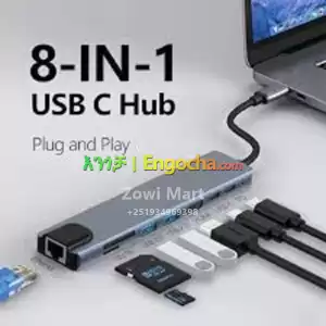 8-in-1 USB-C to HDTV Adapter with VGA in Ethiopia