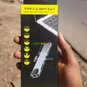 Type c 8-in-1 Multiport Adapter in Ethiopia