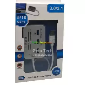 All-in-One USB 3.0/3.1 Hub + Card Reader - 5/10Gbps - in Ethiopia