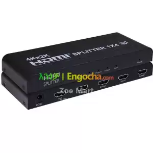 HDTV 4K 1x4 HDMI Splitter Ultra HD 4-Port HDMI Distributor in Ethiopia