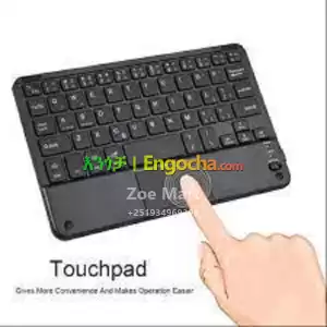 Keyboard with Touchpad / Universal Wireless Bluetooth Price in Ethiopia