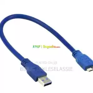 New USB 3.0 Cable for External Harddisk,30 CM in Ethiopia
