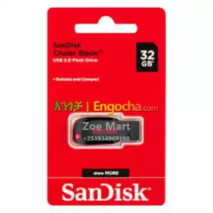SanDisk Cruzer Blade USB Flash Drive – 32GB in Ethiopia